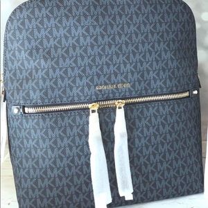 Michael Kors admiral navy rhea slim backpack nwot